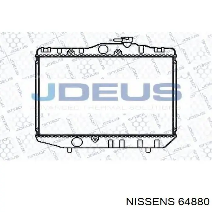 64880 Nissens Радиатор основной