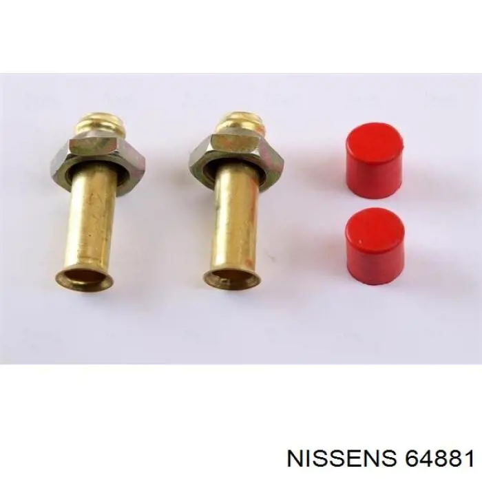 Радиатор охлаждения двигателя Nissens 64881 цена, от 199.56 USD