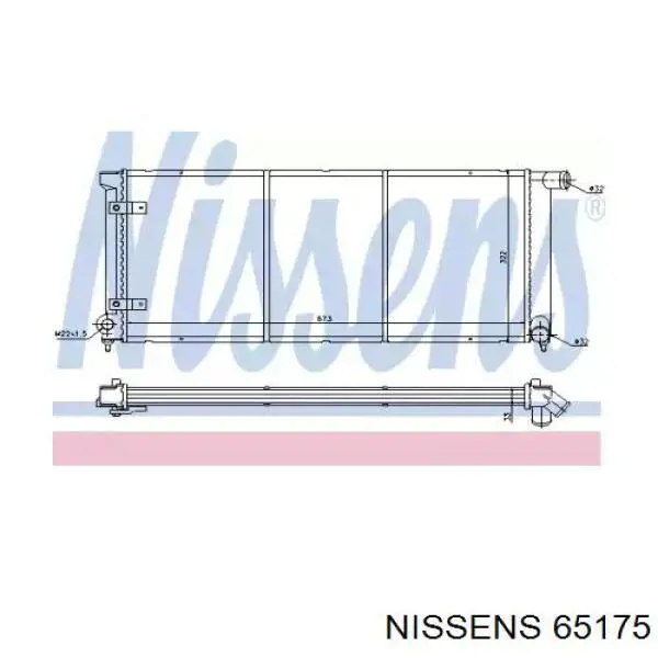 65175 Nissens радиатор