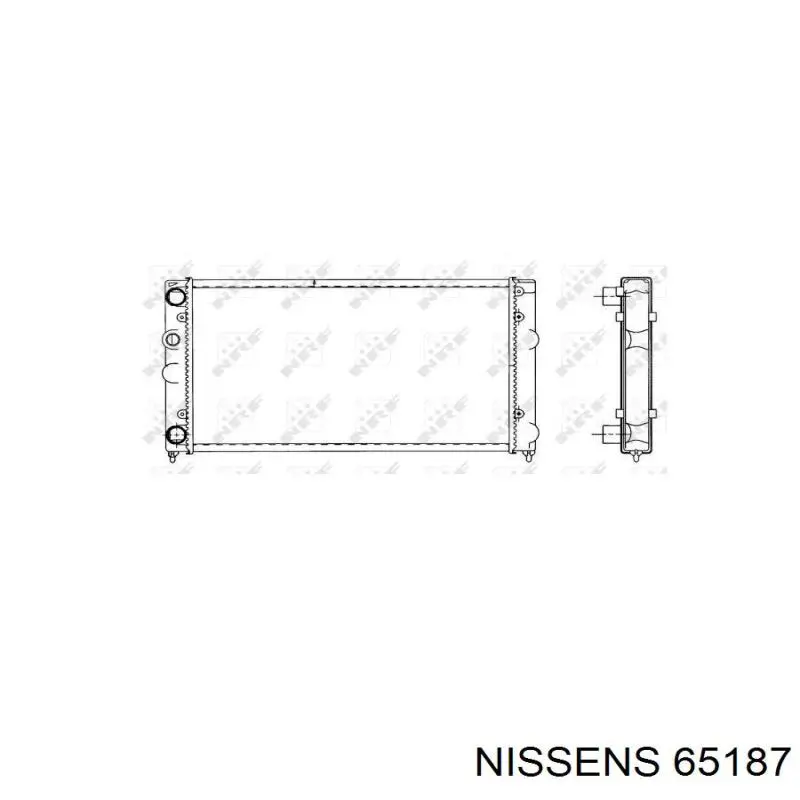 65187 Nissens радиатор