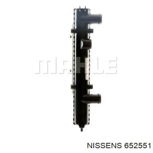Купить 652551 Nissens Радиатор водяной