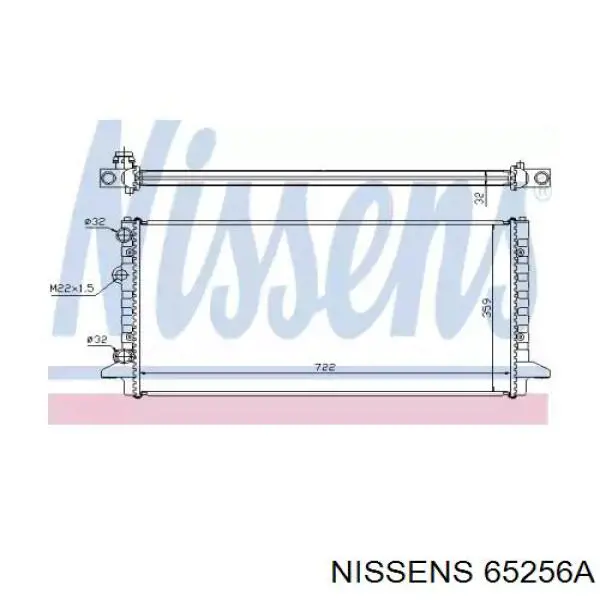 Радиатор 65256A Nissens