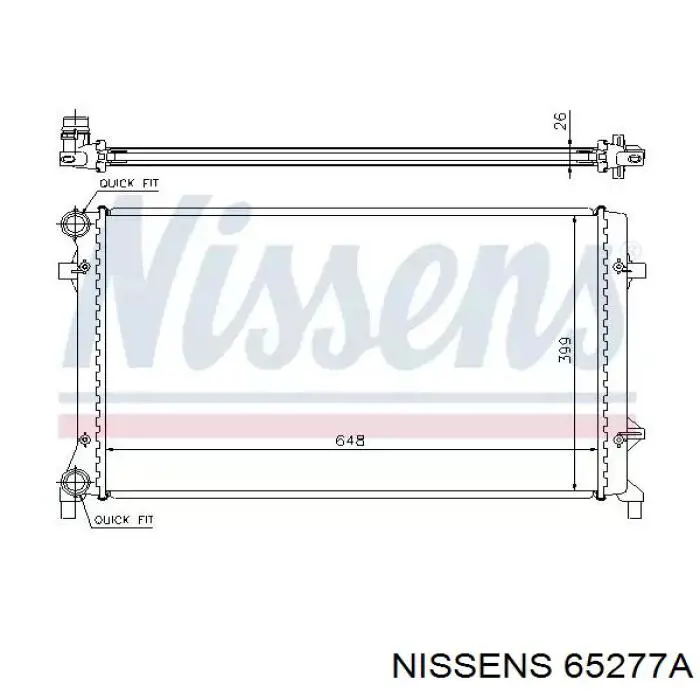65277A Nissens радиатор