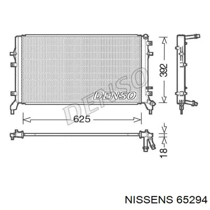 65294 Nissens радиатор