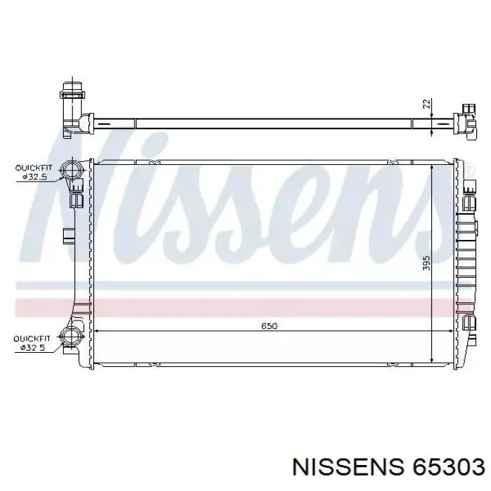 65303 Nissens радиатор