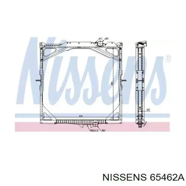 Радиатор 65462A Nissens