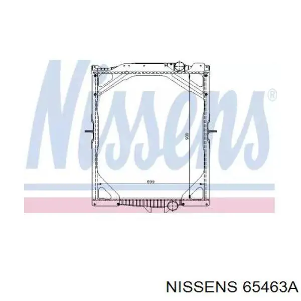 Радиатор 65463A Nissens