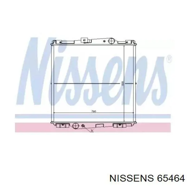 65464 Nissens радиатор