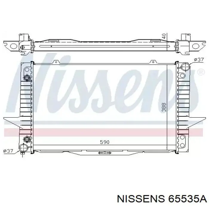 Радиатор 65535A Nissens