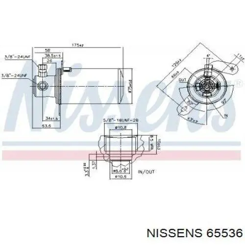 Купить 65536 Nissens Радиатор водяной