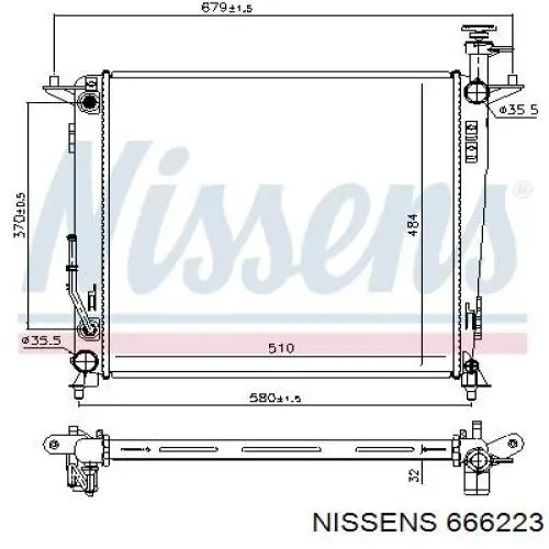 666223 Nissens 