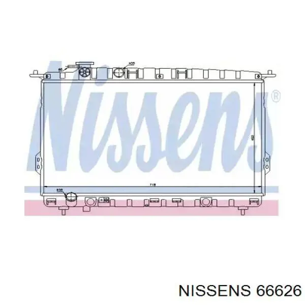66626 Nissens радиатор