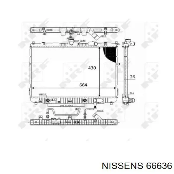 Купить 0K2KH15200A Hyundai/Kia Радиатор водяной