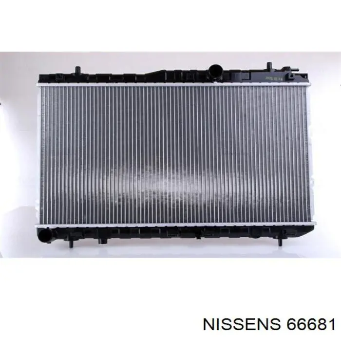 Radiador refrigeración del motor 66681 Nissens