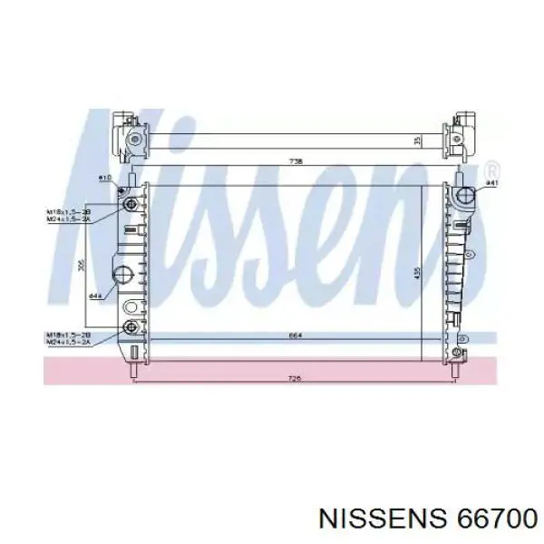  66700 Nissens