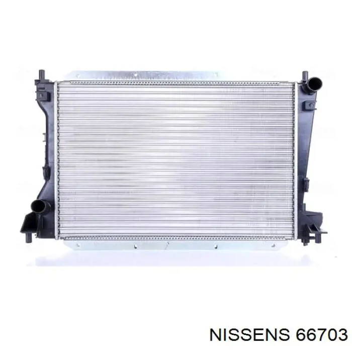 Radiador refrigeración del motor 66703 Nissens