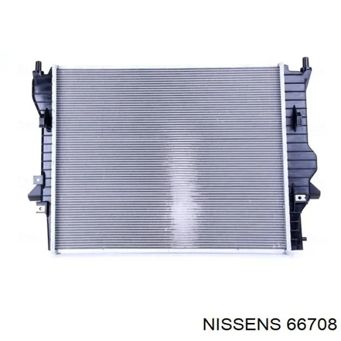 Radiador refrigeración del motor 66708 Nissens