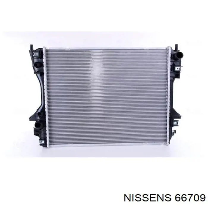 Radiador refrigeración del motor 66709 Nissens