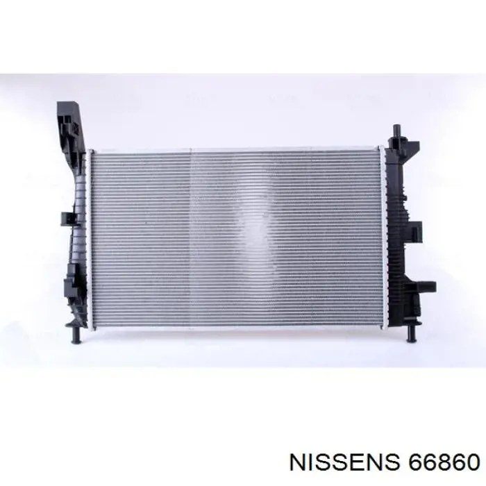 66860 Nissens radiador de esfriamento de motor