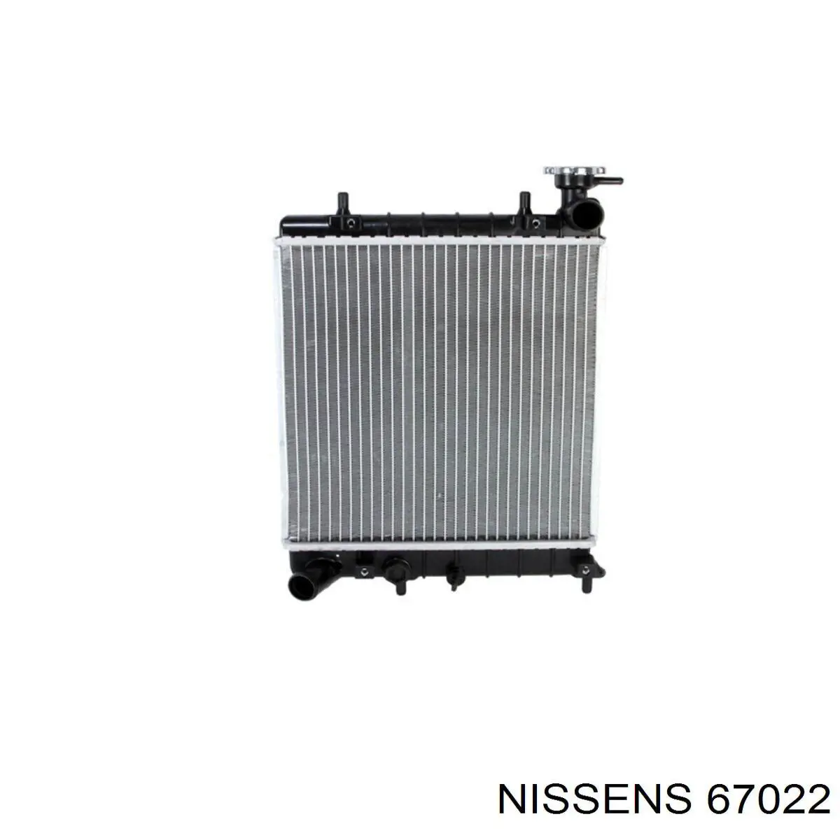 Радиатор охлаждения двигателя Nissens 67022 цена, от 56.00 USD