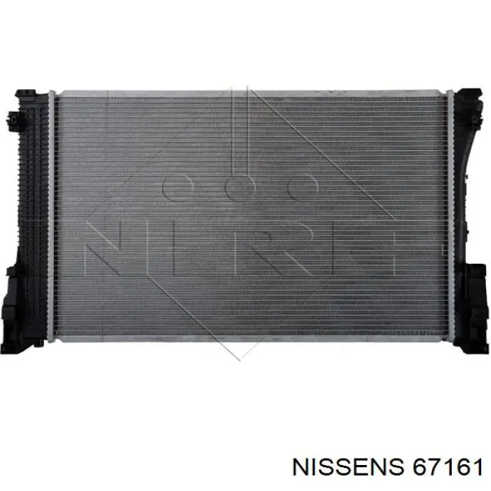 Radiador refrigeración del motor 67161 Nissens