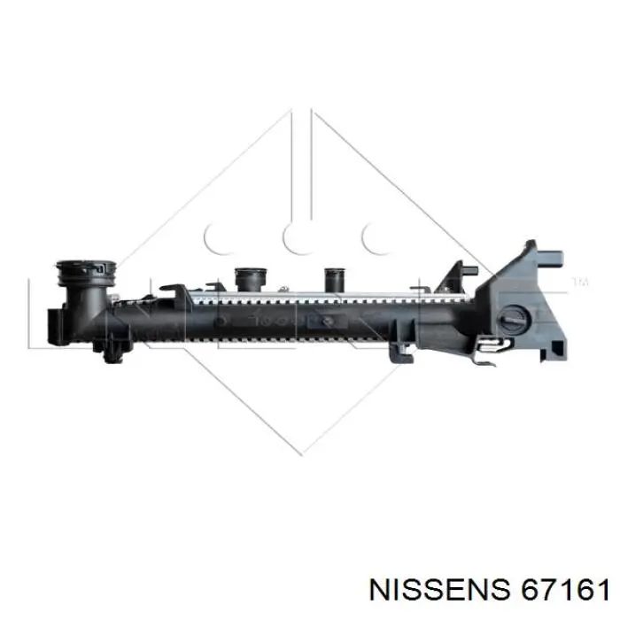 Радиатор охлаждения двигателя Nissens 67161 цена, от 149.54 USD
