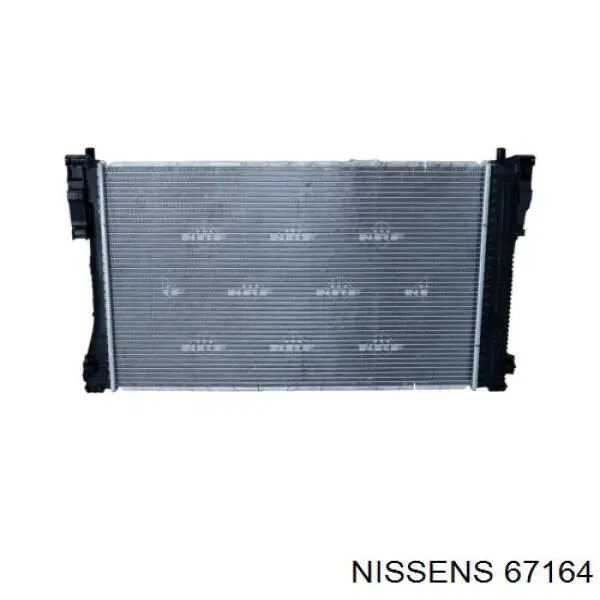 Radiador refrigeración del motor 67164 Nissens