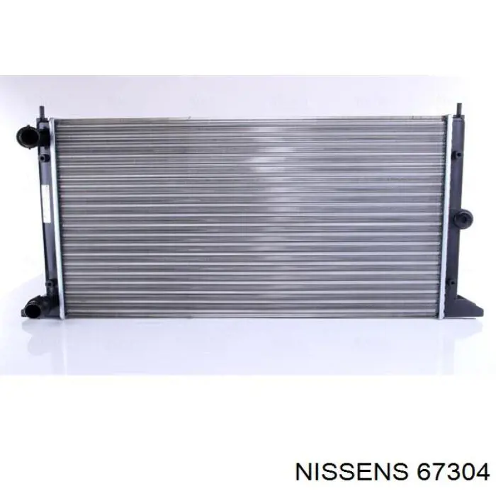 Radiador refrigeración del motor 67304 Nissens