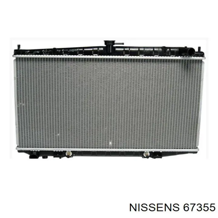 Radiador refrigeración del motor 67355 Nissens