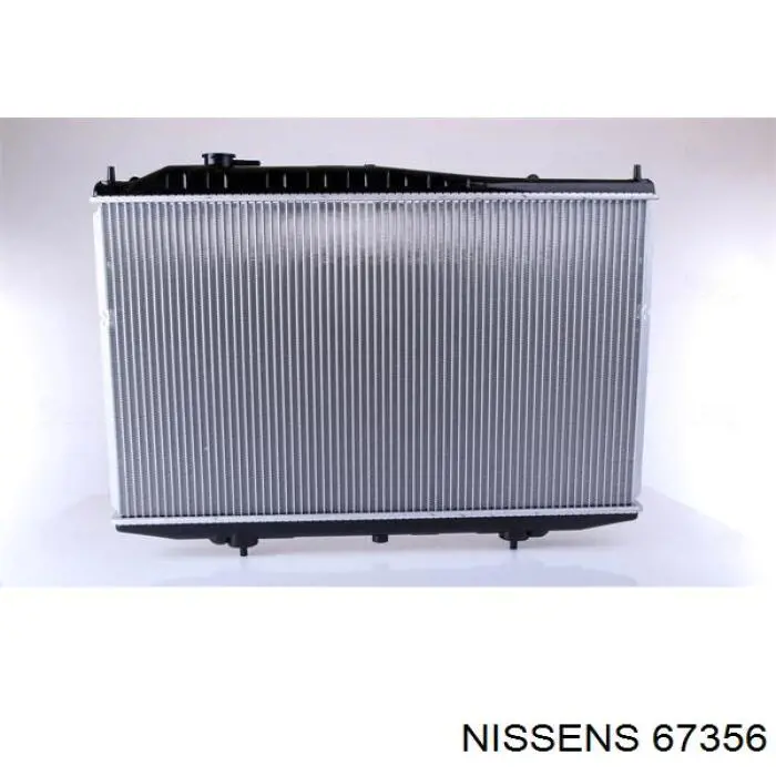 Radiador refrigeración del motor 67356 Nissens