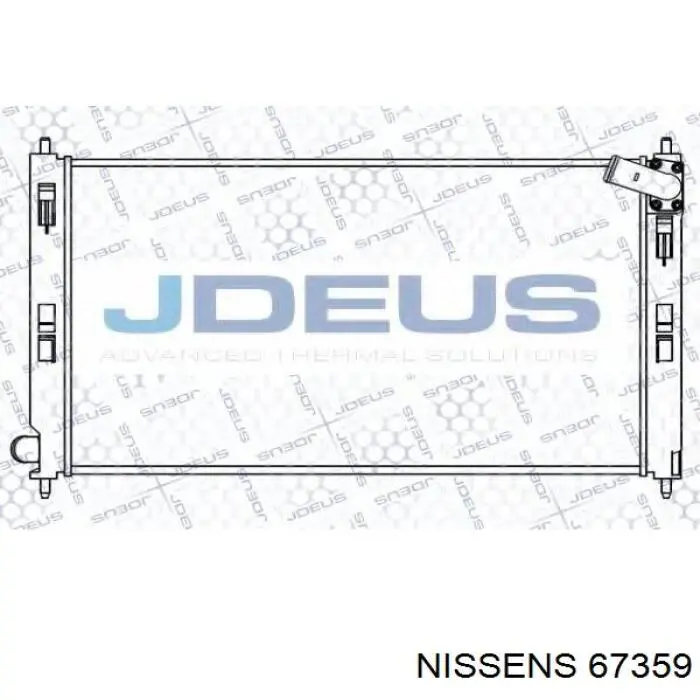 Радиатор охлаждения двигателя Nissens 67359 цена, от 114.44 USD