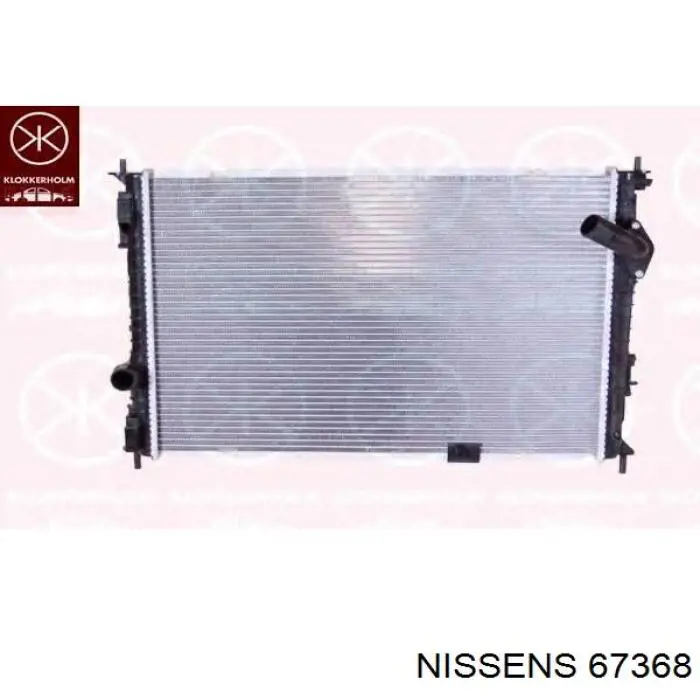 Радиатор охлаждения двигателя Nissens 67368 цена, от 100.61 USD