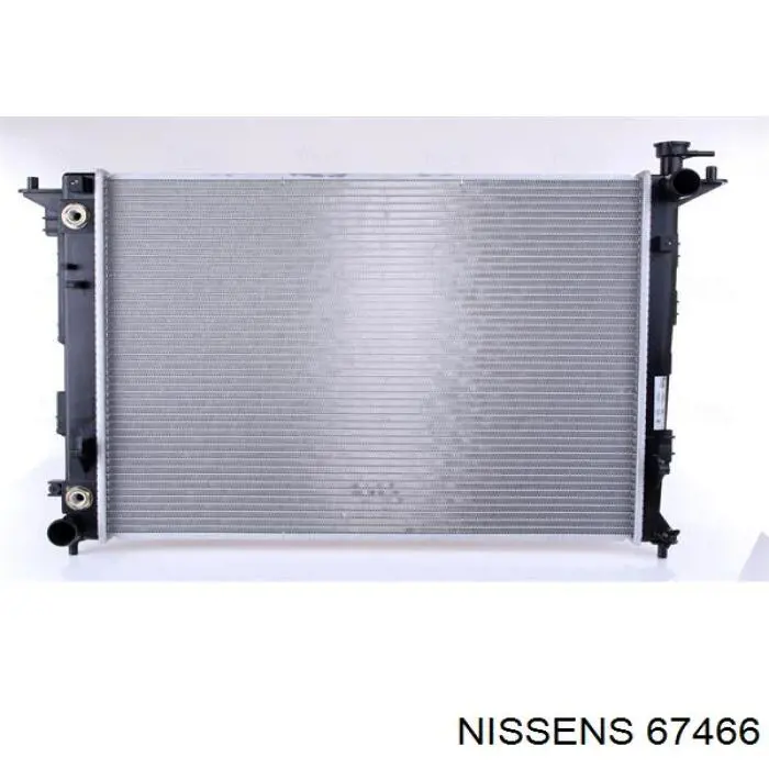 67466 Nissens radiador de esfriamento de motor