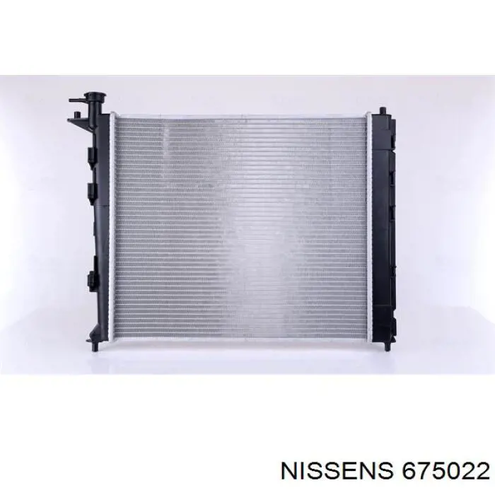 Radiador refrigeración del motor 675022 Nissens