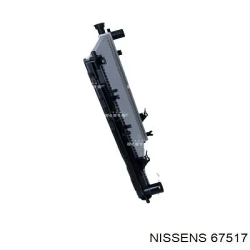 Радиатор охлаждения двигателя Nissens 67517 цена, от 74.67 USD