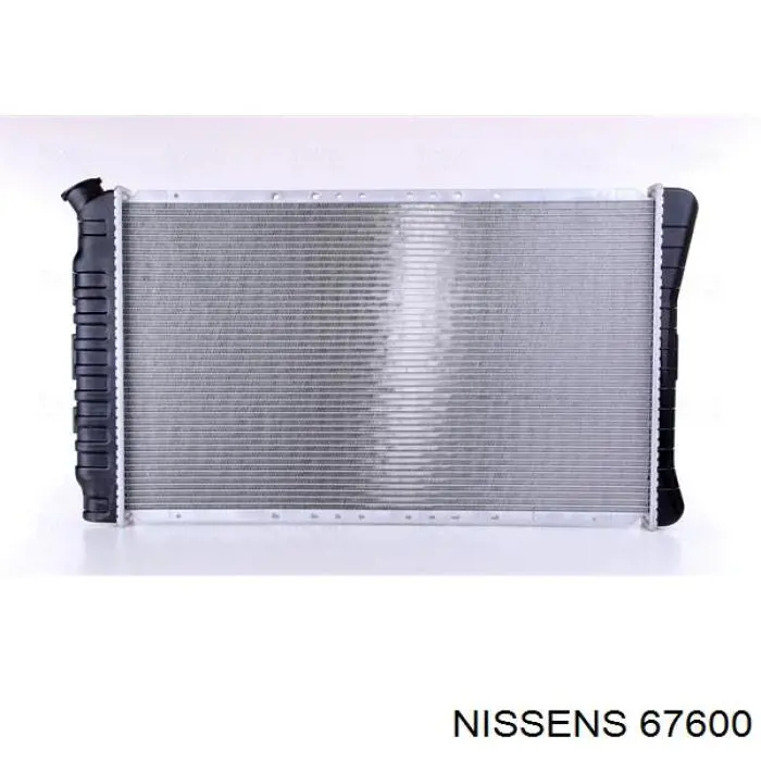 Radiador refrigeración del motor 67600 Nissens