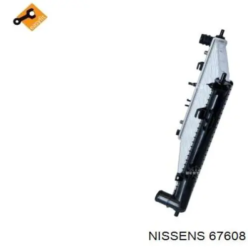 Радиатор охлаждения двигателя Nissens 67608 цена, от 165.64 USD