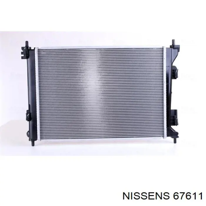 Radiador refrigeración del motor 67611 Nissens
