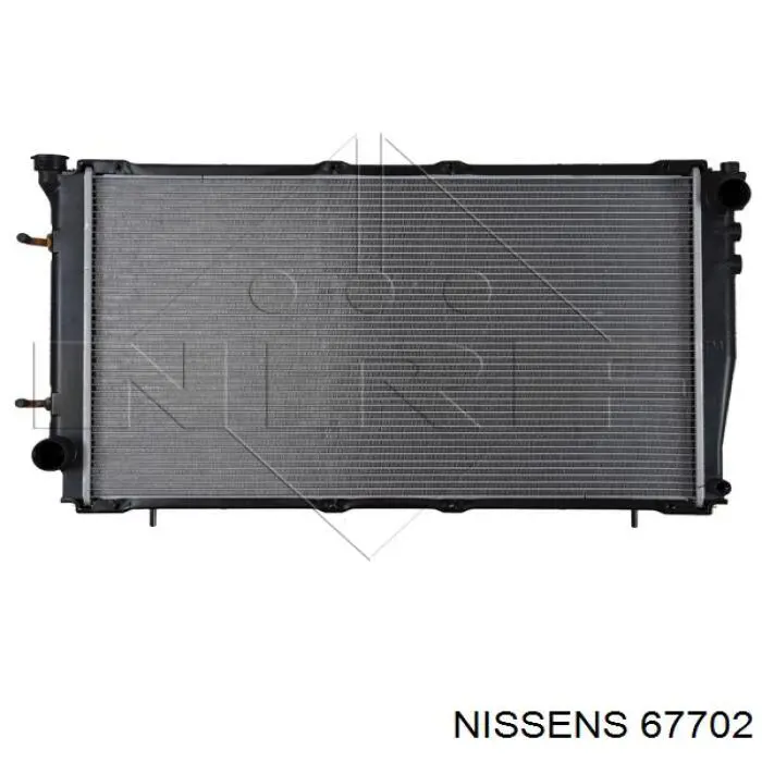 Радиатор охлаждения двигателя Nissens 67702 цена, от 69.43 USD