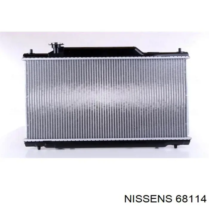 Radiador refrigeración del motor 68114 Nissens