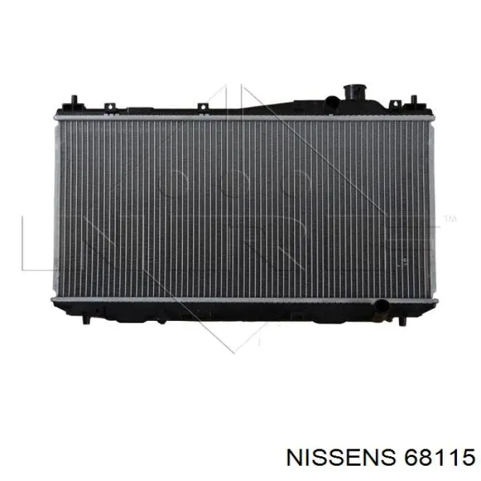 Radiador refrigeración del motor 68115 Nissens