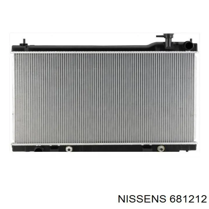 681212 Nissens radiador de esfriamento de motor