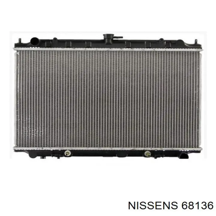 Radiador refrigeración del motor 68136 Nissens