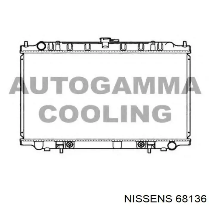 Радиатор 68136 Nissens