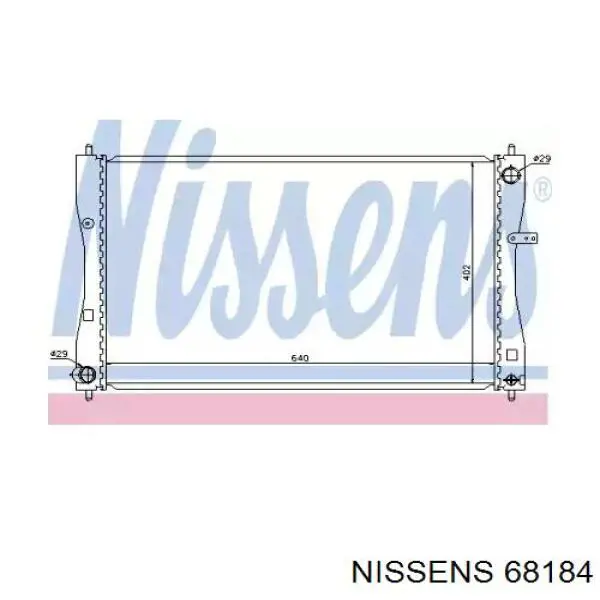 68184 Nissens радиатор