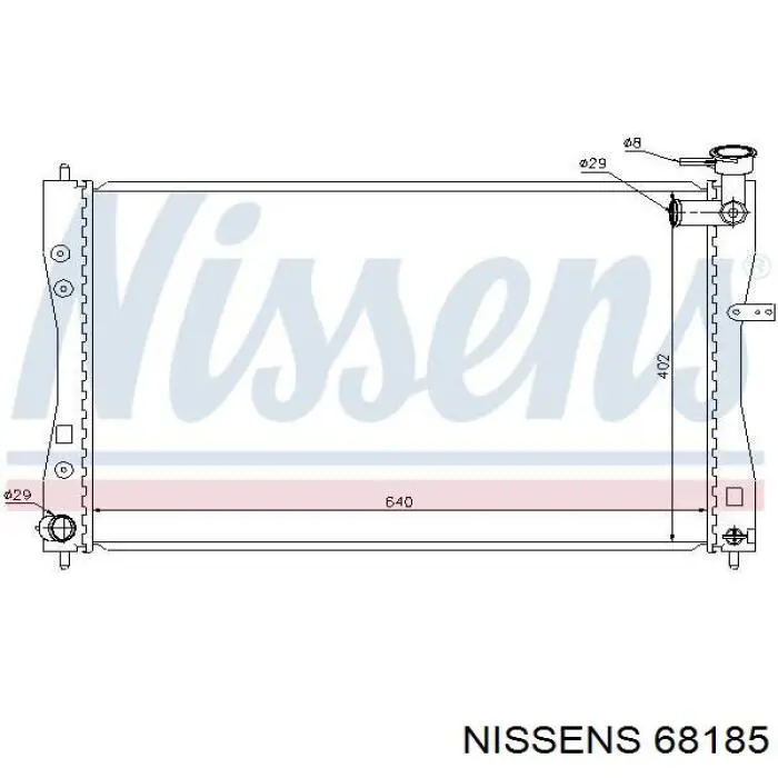 68185 Nissens радиатор
