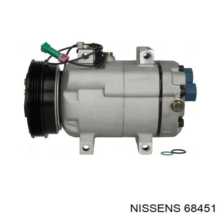 Radiador refrigeración del motor 68451 Nissens