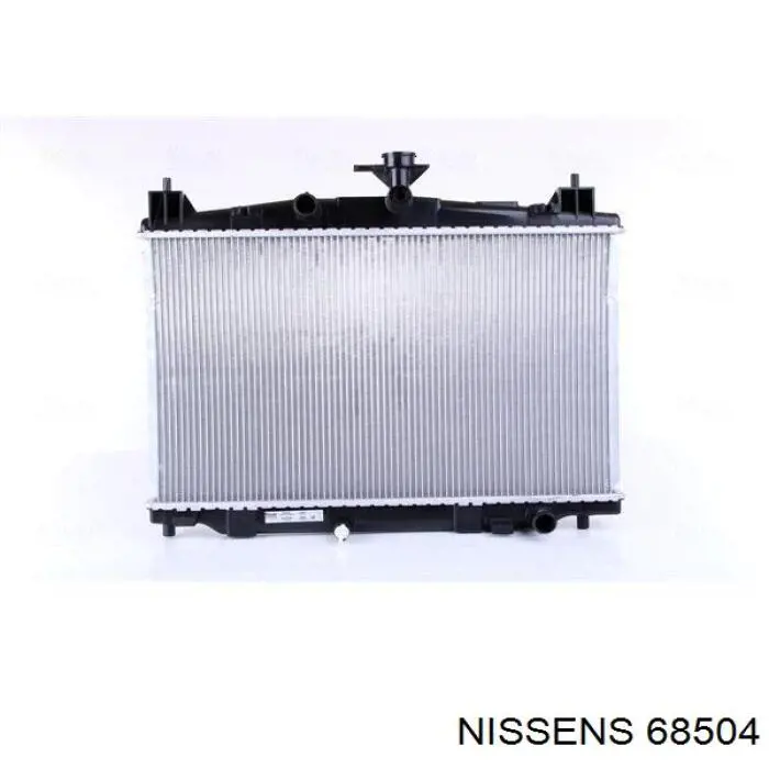 Radiador refrigeración del motor 68504 Nissens