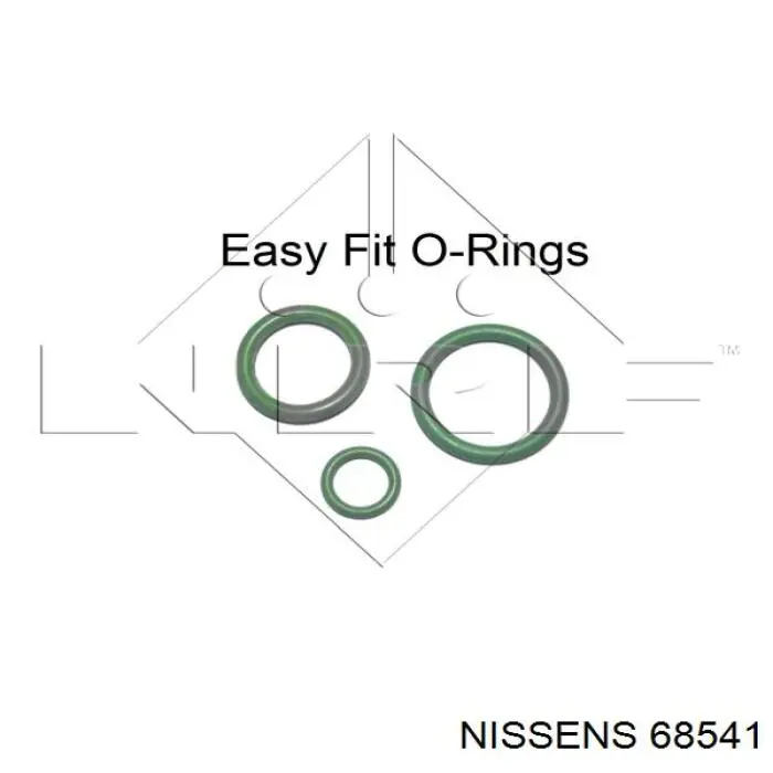 Купить 68541 Nissens Радиатор водяной