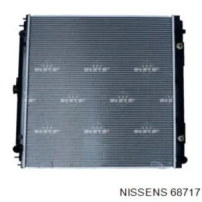 Radiador refrigeración del motor 68717 Nissens
